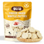 PAWUP Freeze Dried Dog Treats, Goat Milk Chicken and Liver Patties, High Protein Probiotic Snack for Small, Medium & Large Dogs, 2.5 oz Bag - Pawup
