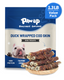 PAWUP Cod Skin Dog Treats with Duck Dog Snacks High Protein and Omega-3, Natural Dog Chews w/Taurine, 21 oz - Pawup