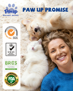 PAWUP Cod Skin Dog Treats with Duck Dog Snacks High Protein and Omega-3, Natural Dog Chews w/Taurine, 21 oz - Pawup