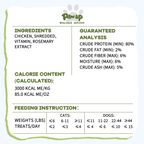 PAWUP Freeze Dried Dog Treats Chicken Breast Slices with Kale for Small, Medium & Large Dogs & Cats, 3.2 oz