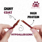 Duck Jerky Strips Dog Treats, Training Treats for Dogs w/Taurine, Low Fat, Natural Duck Jerky Cuts, 12.5 oz - Pawup