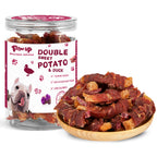 Duck Wrapped 2 Sweet Potatoes Dog Treats, 12.5 oz - Pawup
