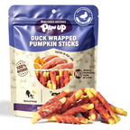 Duck Wrapped Pumpkin Dog Treats, Rawhide-Free Chews for Dogs, 10.6 oz - Pawup