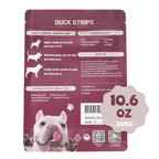 PAWUP Duck Jerky Strips Dog Treats, Natural Healthy, 99% Duck Breast with Taurine, High Protein Training Treats for Small Medium Large Dogs, 10.6oz - Pawup