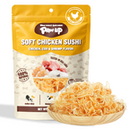 PAWUP Dog Treats Chicken Shrimp Jerky Rolls for Small, Medium & Large Dogs, 5.5 oz Bag