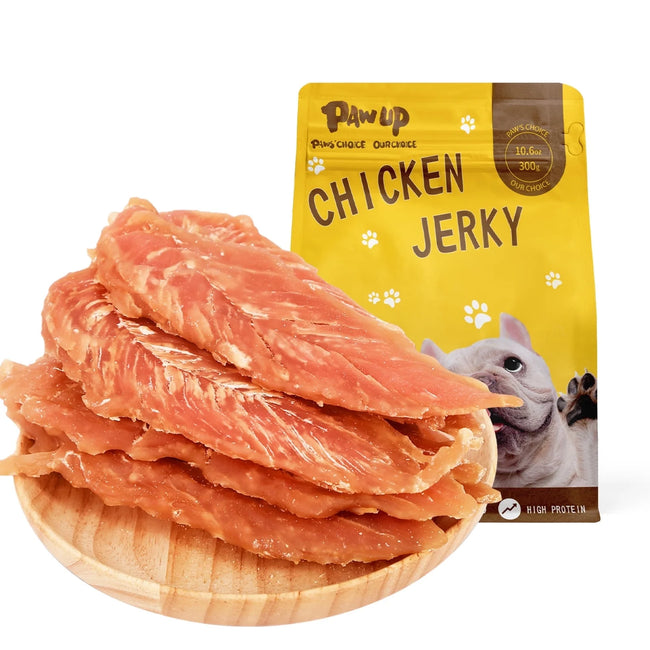 Chicken Jerky Dog Treats, Grain-Free Rawhide-Free Snacks for Dogs, 10.4 oz - Pawup Hover Image