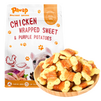 Chicken Wrapped Pumpkin Biscuit Dog Treats, Grain-Free Chewy Snacks for Dogs, 10.6 oz - Pawup