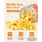PAWUP Freeze Dried Cats & Dogs Treats, Egg Yolk, 7oz