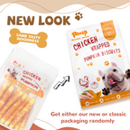 Chicken Wrapped Pumpkin Stick Dog Treats, Rawhide-Free Chews for Dogs, 10.4 oz - Pawup
