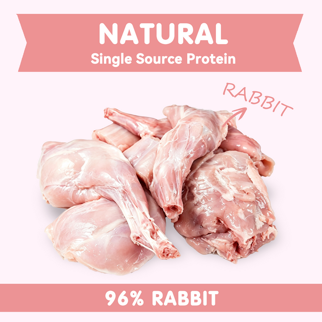 PAWUP Freeze Dried Dog Treats, Real Rabbit Bites, Single Protein Snack for Small, Medium & Large Dogs, 2.5 oz Bag Main Image