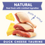 PAWUP Duck Sausage with Cheese Dog Treats, Natural Dog Snacks for Small Medium Large Dogs, Training Treats for Dogs, 10.6oz