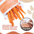Sweet Potato Dog Treats, Low Fat, Single Ingredient Natural Chews for Dogs, 10.4oz - Pawup