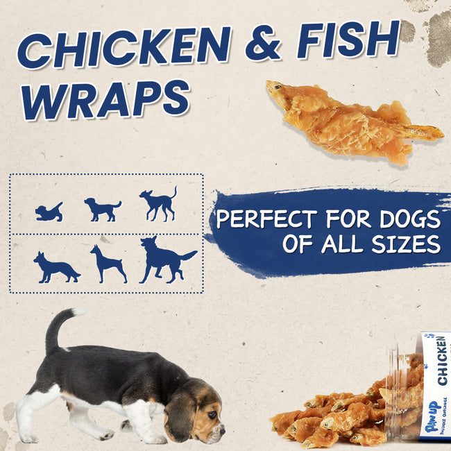 Chicken Wrapped Fish Nutritious dog Treats 10.5 oz Main Image