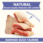 PAWUP Dog Treats Duck Wrapped Rawhide Sticks, Dog Bones for Small Medium Large Dogs, Long Lasting Dog Chew Dental Treats, 10.6oz - Pawup