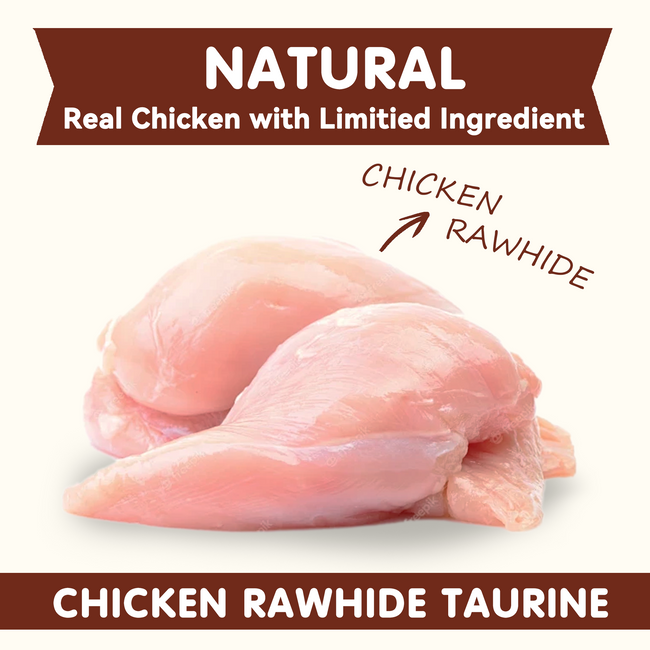 Chicken Wrapped Rawhide Stick Dog Treats, Long-Lasting Chews for Dogs, 10.4 oz Main Image