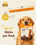 PAWUP Rawhide-Free Chicken Chew Sticks Dogs Treats, 5 Inch - Pawup