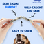 PAWUP Cod Skin Rolls Dog Treats Natural High Omega 3 Dog Snacks, Single Ingredient Cod Skin Chews for Small Dogs w/Taurine, 16 oz - Pawup