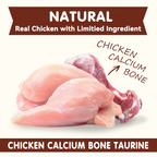 Chicken Wrapped Calcium Bone, Rawhide Free Dog Chews, Training Treats for Dogs, 10.4oz - Pawup
