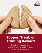 PAWUP Freeze Dried Duck Dog Treats & Food Topper, Single Animal Protein Limited Ingredient, High Protein Grain Free for Picky Eaters, No Artificial Flavors, Colors or Artificial Preservatives-14 oz - Pawup