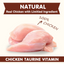 Chicken Jerky Strip Dog Treats, Natural Training Snacks for Dogs, 10.4 oz