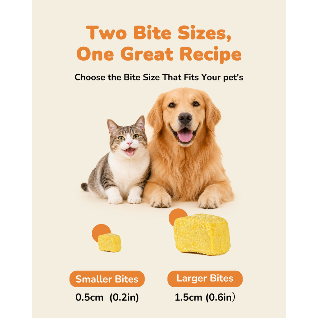 PAWUP Freeze Dried Cats & Dogs Treats, Egg Yolk, 7oz