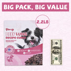 Beef Lung Dog Treats, High-Protein, Low-Fat Chews for All Dogs, 2.2 lb - Pawup