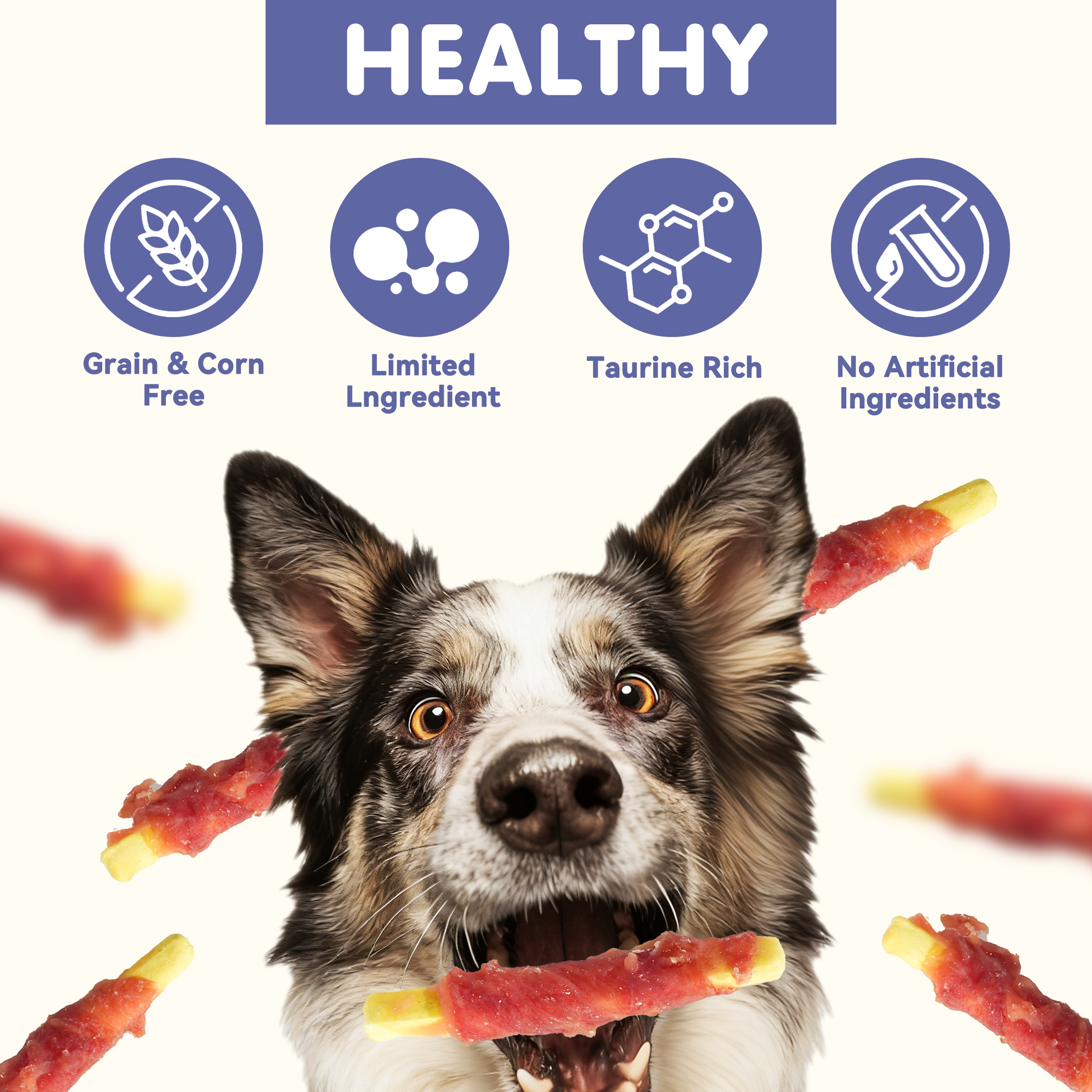 Duck Wrapped Pumpkin Dog Treats, Rawhide-Free Chews for Dogs, 10.6 oz - Pawup