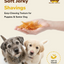 PAWUP Soft Dog Treats, Chicken & Shrimp Jerky Shavings, Easy to Chew Dog Food Topper & Meal Mixer for Small & Senior Dogs, Grain Free, Taurine Added, 6.6 oz - Pawup