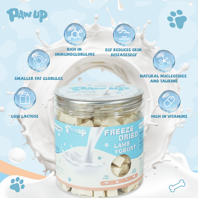 Freeze-Dried Lamb Yogurt Treats for Dogs, Gentle Support for Sensitive Stomachs, 2.8 oz Main Image