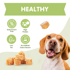 PAWUP Freeze Dried Dog Treats, Real Chicken with Carrot, High Protein Crunchy Training Snack for Small Medium Large Dogs, 3.6 oz Bag