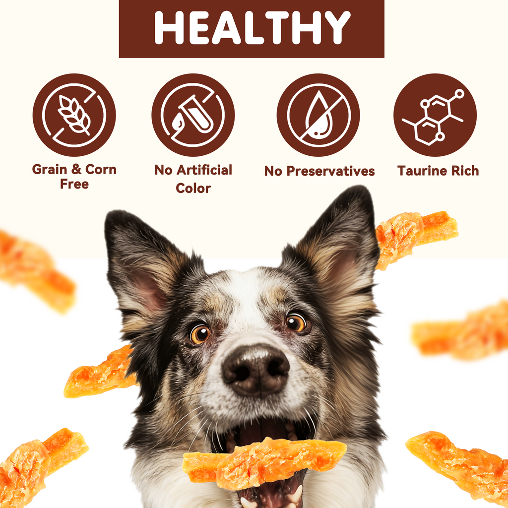 Chicken Wrapped Sweet Potato Dog Treats, Low Fat, Natural Sweet Potato Chews for Dogs, 10.4oz - Pawup