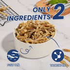 Whole Fish Chews Dog Treats, Protein and Omega-3, 8 oz - Pawup