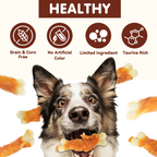 Chicken Wrapped Calcium Bone, Rawhide Free Dog Chews, Training Treats for Dogs, 10.4oz - Pawup