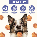 PAWUP Duck Natural Dog Treats, Popcorn-Inspired Crunchy Bites, Healthy Reward or Training Treat for Picky Eaters, Small Medium Large Dog, 2.5oz