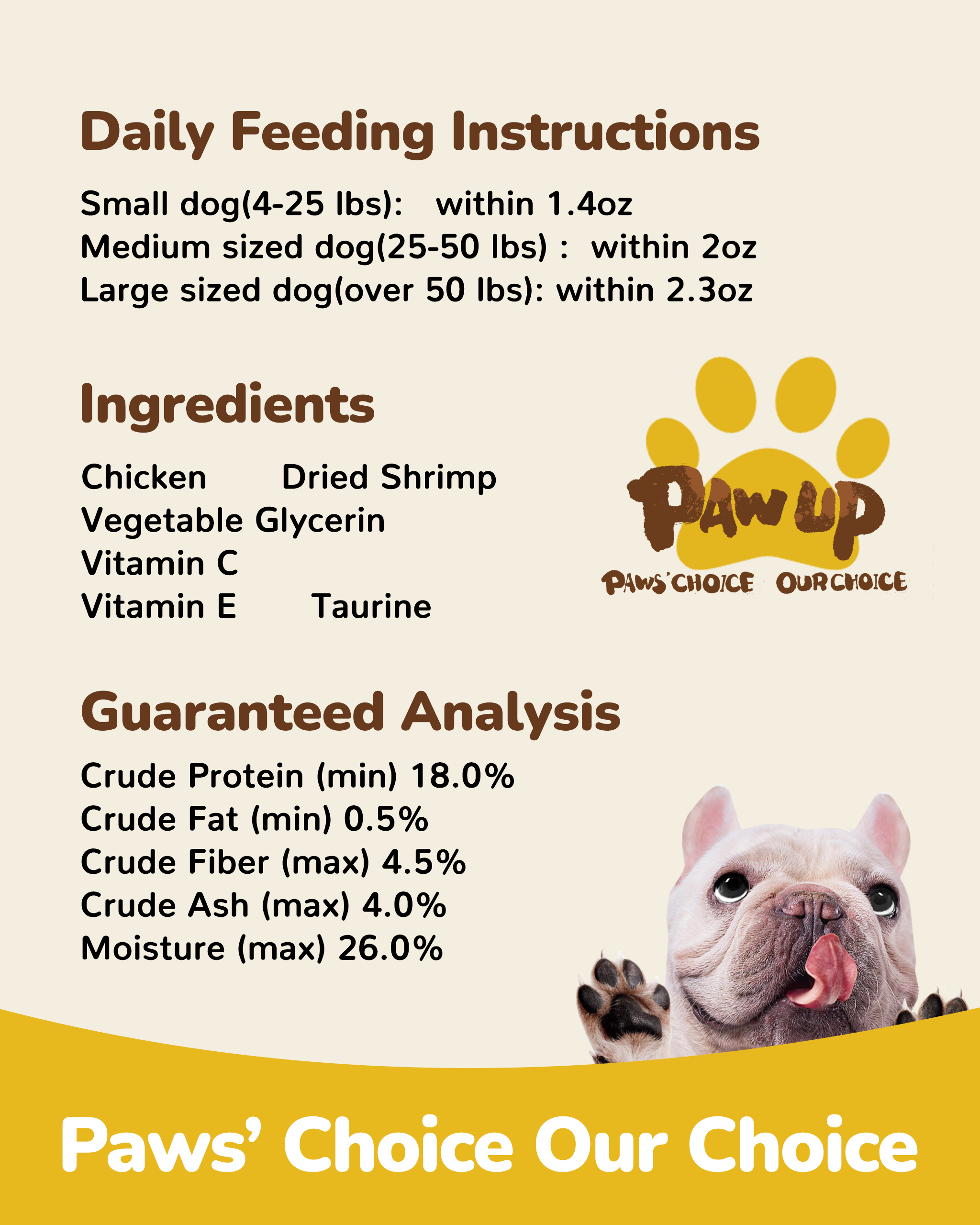 PAWUP Soft Dog Treats, Chicken & Shrimp Jerky Shavings, Easy to Chew Dog Food Topper & Meal Mixer for Small & Senior Dogs, Grain Free, Taurine Added, 6.6 oz - Pawup