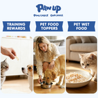 PAWUP Freeze Dried Dog Treats, 100% Shrimp, Omega-3 Rich Snack for Small, Medium & Large Dogs & Cats, 1.5 oz Bag - Pawup