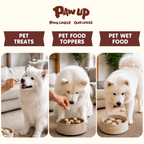 PAWUP Freeze Dried Chicken Dog Treats, 96.8% Real Chicken Meatballs, Grain-Free Training Treats for Dogs & Cats, 3.5 oz Bag - Pawup