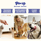 Duck Wrapped Calcium Bone Dog Treats, Rawhide-Free High-Protein Chews for Puppies & Small Dogs, 10.6 oz - Pawup