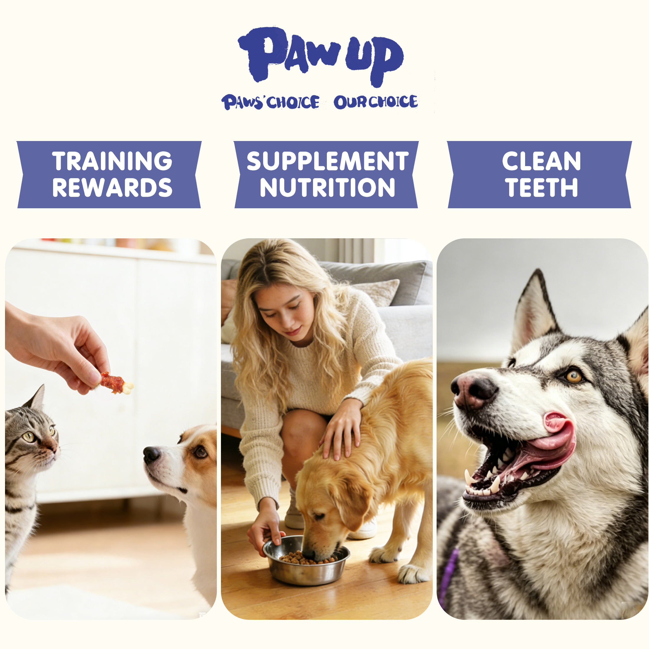 Duck Wrapped Calcium Bone Dog Treats, Rawhide-Free High-Protein Chews for Puppies & Small Dogs, 10.6 oz - Pawup