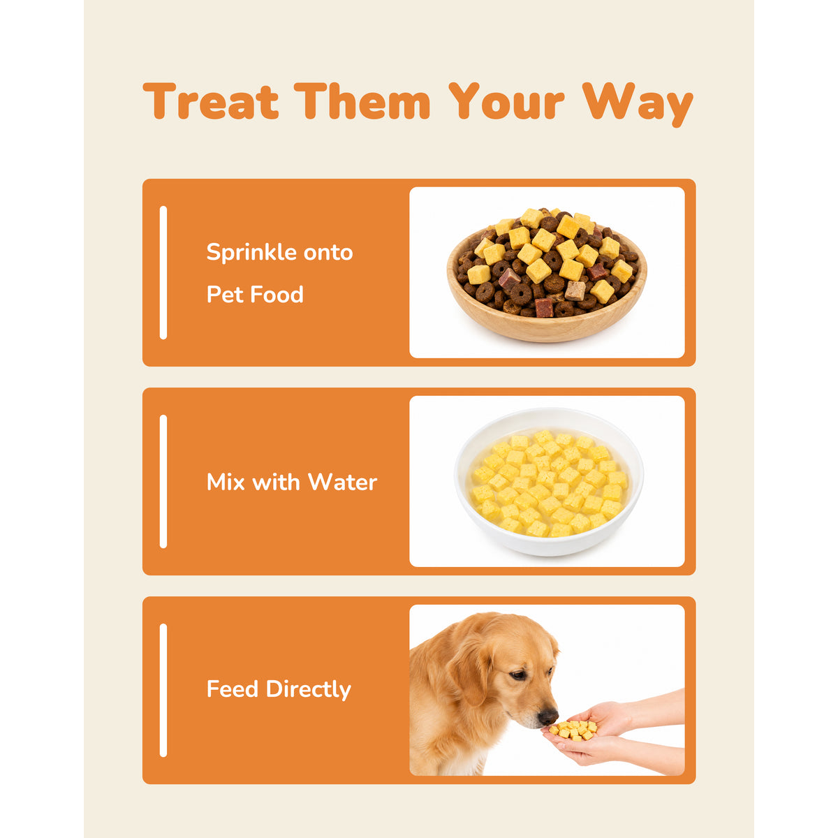 PAWUP Freeze Dried Cats & Dogs Treats, Egg Yolk, 7oz