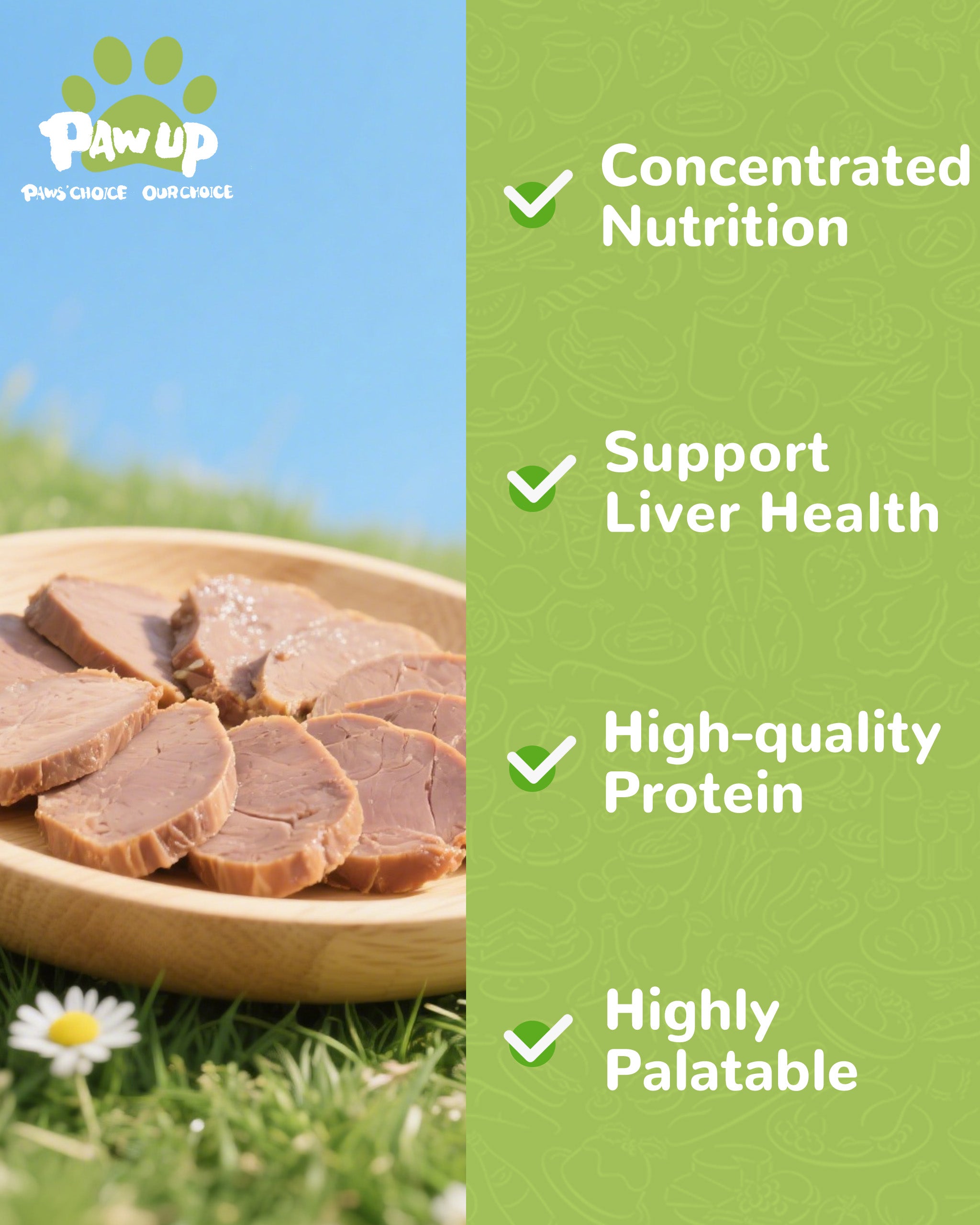Freeze-Dried Chicken Liver Treats for Dogs, High-Protein Snacks, 4.6 oz - Pawup
