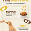 PAWUP Soft Dog Treats, Chicken & Shrimp Jerky Shavings, Easy to Chew Dog Food Topper & Meal Mixer for Small & Senior Dogs, Grain Free, Taurine Added, 6.6 oz - Pawup