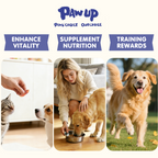PAWUP Duck Sausage with Cheese Dog Treats, Natural Dog Snacks for Small Medium Large Dogs, Training Treats for Dogs, 10.6oz - Pawup