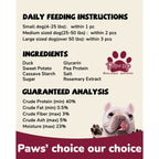 PAWUP Duck Jerky Dog Treats with Sweet Potato | High Protein Chewy Sticks, Grain-Free & Rawhide-Free Chews, Easy-to-Digest, 10.58 oz - Pawup