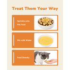 PAWUP Freeze Dried Cats & Dogs Treats, Egg Yolk, 4.2oz
