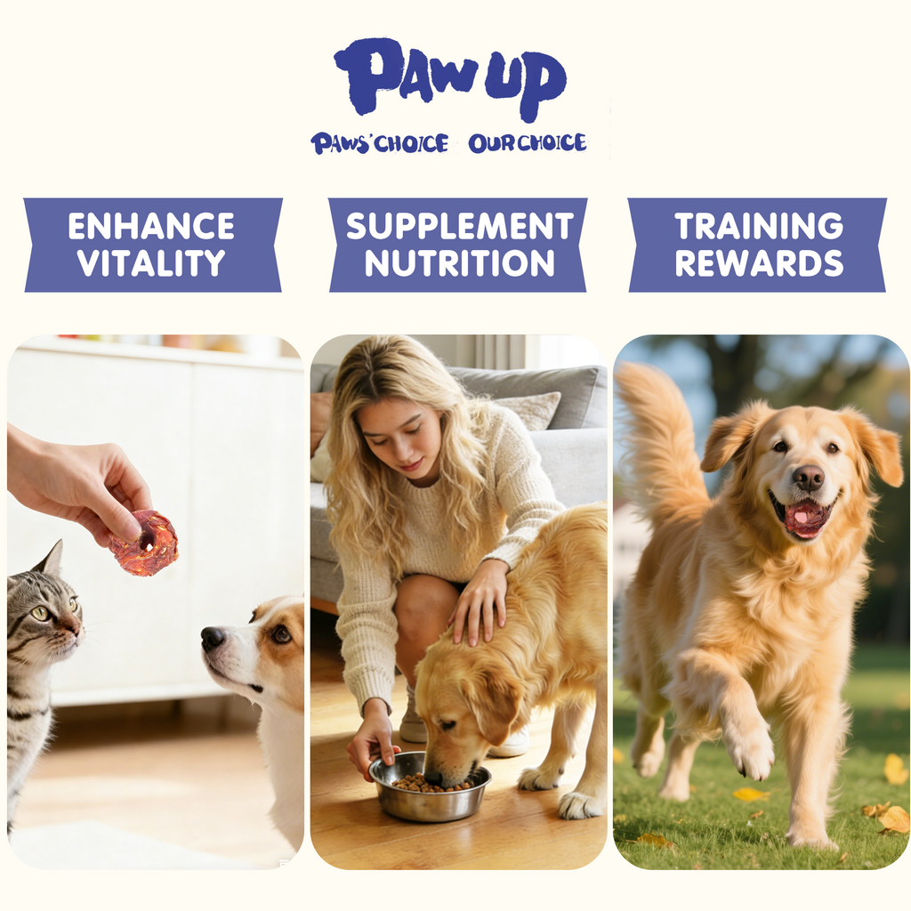 PAWUP Duck Wrapped Rawhide Donuts Dog Treats, Dog Bones Long Lasting for Small Medium Large Dogs, Training Treats for Dog Chewy, 10.6oz - Pawup