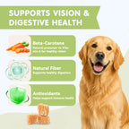 PAWUP Freeze Dried Dog Treats, Real Chicken with Carrot, High Protein Crunchy Training Snack for Small Medium Large Dogs, 3.6 oz Bag