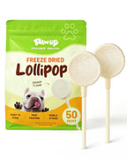 PAWUP Freeze Dried Dog Chicken Treats Snacks with Rawhide Stick, 50 Pack