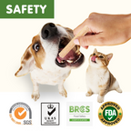 PAWUP Dog Treats Cheese Beef Dental Chews for Small, Medium & Large Dogs, 12.4 oz Bag