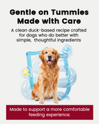 PAWUP Freeze Dried Duck Dog Treats & Food Topper, Single Animal Protein Limited Ingredient, High Protein Grain Free for Picky Eaters, No Artificial Flavors, Colors or Artificial Preservatives-14 oz - Pawup